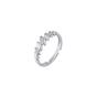 Silver Lined Stones Marquise Sterling Silver Ring, Image 1 of 3