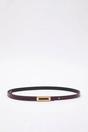 Multi WOVCOR Multi Double Pack Slim Rectangle Buckle Women’s Belt Set, Image 3 of 3