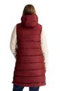 Wine Leona Quilted Gilet, Image 3 of 4