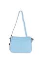 Light Blue Ashwood Leather Light Blue 'Dazzling' Flap Over Real Leather Shoulder Bag, Image 3 of 4