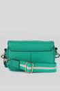 Green Ashwood Leather Green 'Eleganza Milano' Real Leather Flapover Crossbody Bag, Image 3 of 4