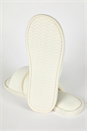 White Waffle Crossover Slipper, Image 4 of 4