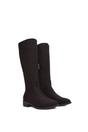 Black 'Lucia' Low Block Heel Knee High Riding Boots, Image 3 of 6