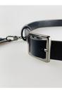 Black PU Leather Belt with Dettachable Card Holder, Image 6 of 7