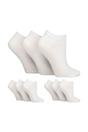 White 9 Pack Honeycomb Top Ankle Cotton Socks, Image 1 of 3