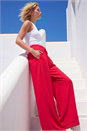 Cerise Air Flow Palazzo Trouser, Image 1 of 4
