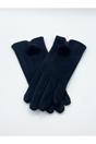 Black Gloves With Pom Pom, Image 4 of 5
