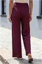 Wine Petite Stretch Trouser, Image 3 of 4