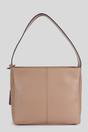 Beige Ashwood Leather Beige 'Capolavoro Veneziano' Real Leather Hobo Shoulder Bag, Image 3 of 4