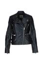 Black Brampton London Black 'B Soho' Real Leather Biker Jacket, Image 3 of 6