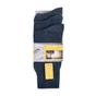 Blue 3 Pack Vintage Ribbed Socks, Image 3 of 3