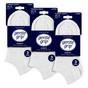 White 9 Pack Honeycomb Top Ankle Cotton Socks, Image 3 of 3