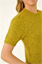 Green Short Sleeve Soft Knit Top, Image 6 of 8