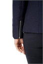 Navy  Pleat Tailored Jacket, Image 4 of 5