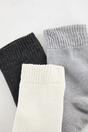 Multi 3 Pack Cotton Terry Knit Crew Socks, Image 2 of 2
