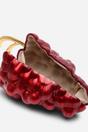 Maroon Jazz Grape Resin Clutch with Gold-Tone Accents, Image 5 of 7