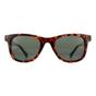 Brown Rectangle Dark Havana Green Polarized Sunglasses, Image 1 of 4