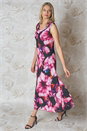CERISE Julianna Floral Print Chiffon Dress, Image 3 of 4