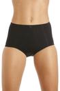Black Camille Lingerie Black 3 Pack Cotton Control Briefs, Image 1 of 3