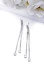 Silver Silver Double Long Earrings, Image 2 of 4