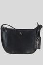 Black 'Naomi' Real Leather Compact Crossbody Bag, Image 1 of 4