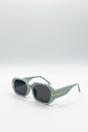 Mint Oval Sunglasses with Wide Arm, Image 2 of 6