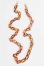 Brown Sarta Brown Square Link Acrylic Bag Strap, Image 3 of 3