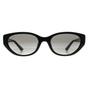 Black Ray-Ban Black Oval Polished Black Grey Gradient RB4457D Bio Based, Image 1 of 3