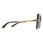 Brown Square Top Havana on Transparent Brown Brown Gradient Sunglasses, Image 4 of 6