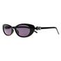 Black Cat Eye Black with Silver Crystal Stud Detail Grey GG1680S, Image 2 of 4