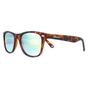Brown Montana Brown Rectangle Matte Turtle Brown Rubbertouch Gold Pink Sunglasses, Image 2 of 4