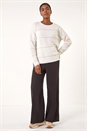Ivory  Sparkly Detail Knit Jumper, Image 2 of 5