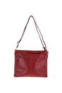 Red Real Leather Vintage Medium  Shoulder Bag, Image 4 of 4