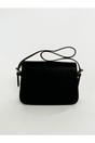 Black Black Shoulder Bag with Gold Clasp Fastening, Image 5 of 5