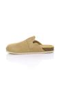 Beige AJVANI Beige Flat Footbed Sandals Mules, Image 3 of 4