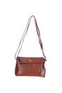 Brown 'Rose' Elegant Leather Crossbody Bag with Adjustable Strap, Image 2 of 4