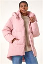 Rose Oversized Padded Hooded Coat, Image 8 of 9