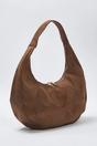 Brown Oversized Padded Hobo Shoulder Bag, Image 2 of 4