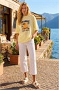 Yellow Fruit Print T-Shirt, Image 2 of 4