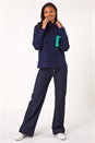 Navy  Pocket Detail Knit Jumper, Image 3 of 5