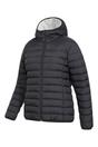 Black Mountain Warehouse Black Faux Fur Lined Padded Jacket, Image 3 of 5