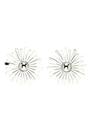 Silver Floral Earrings, Image 1 of 5