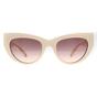 Beige Nike Beige Cat Eye Shiny Beige Brown Gradient SRC017M Sunglasses, Image 1 of 3