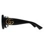 Black Gucci Black Square Shiny Black Red Gradient  GG1975S, Image 3 of 3