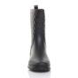 Black Waterproof Wellingtons Quilted Ankle Boots Wellies, Image 6 of 6