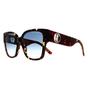 Brown Marc Jacobs Brown Square Dark Havana Blue Gradient MARC 698/S, Image 2 of 3
