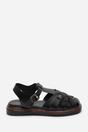 Black Chime Fisherman Flatform Sandal, Image 2 of 6