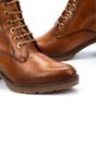 Brown Women’s Combat Ankle Boots -W7H-8510, Image 8 of 8