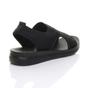 Black AJVANI Black Slingback Diamante Summer Holiday Comfort Sandals, Image 4 of 5