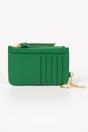 Green Faux Leather Card Holder Wallet, Image 2 of 2